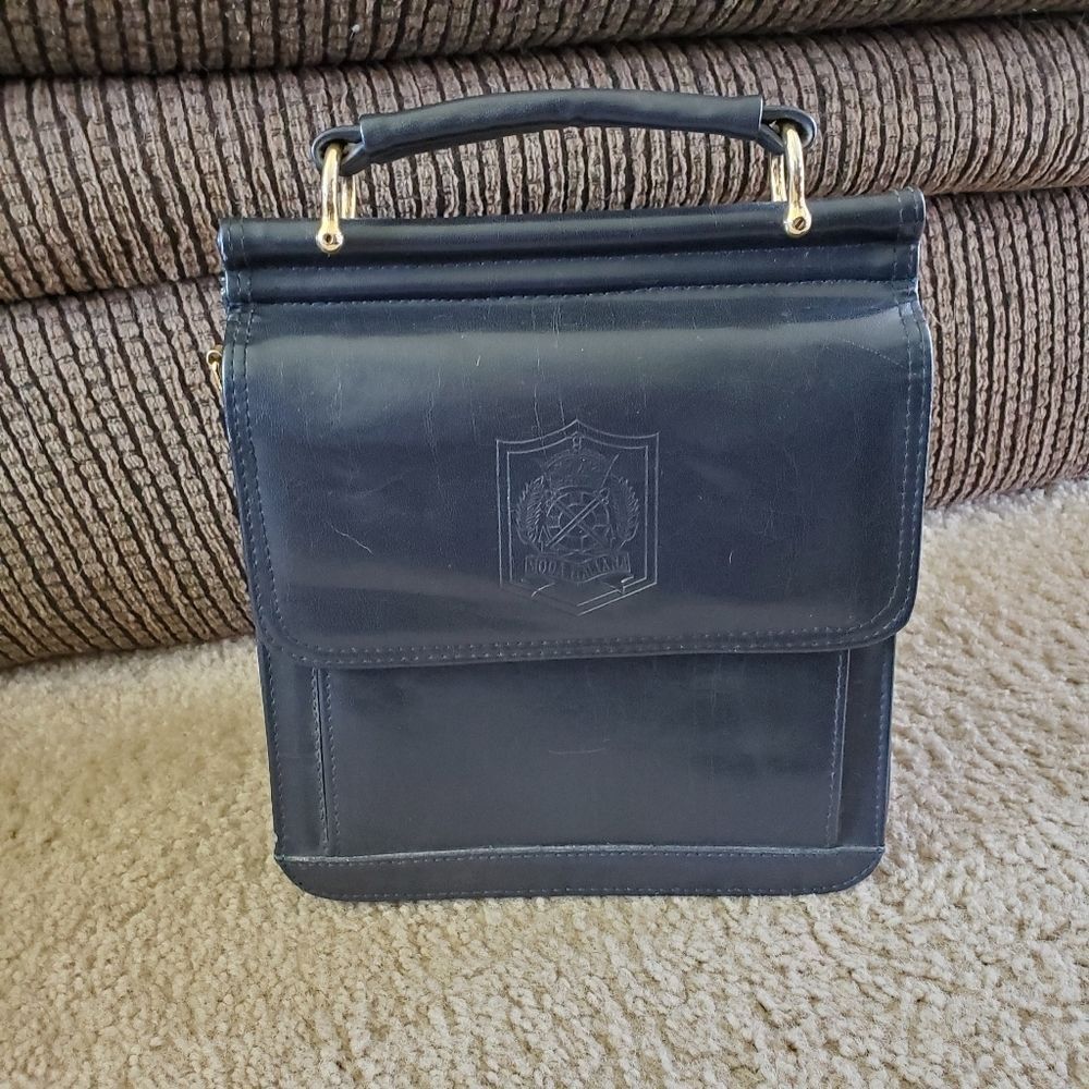 Moda Italiana black leather bag